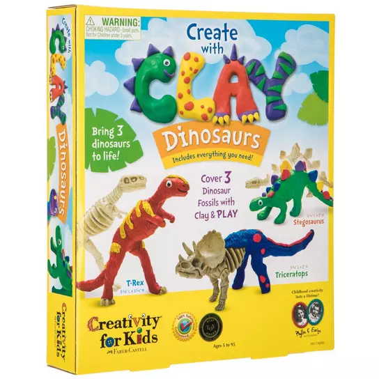Our mini reviewer tried the cutest new dinosaur clay set which air