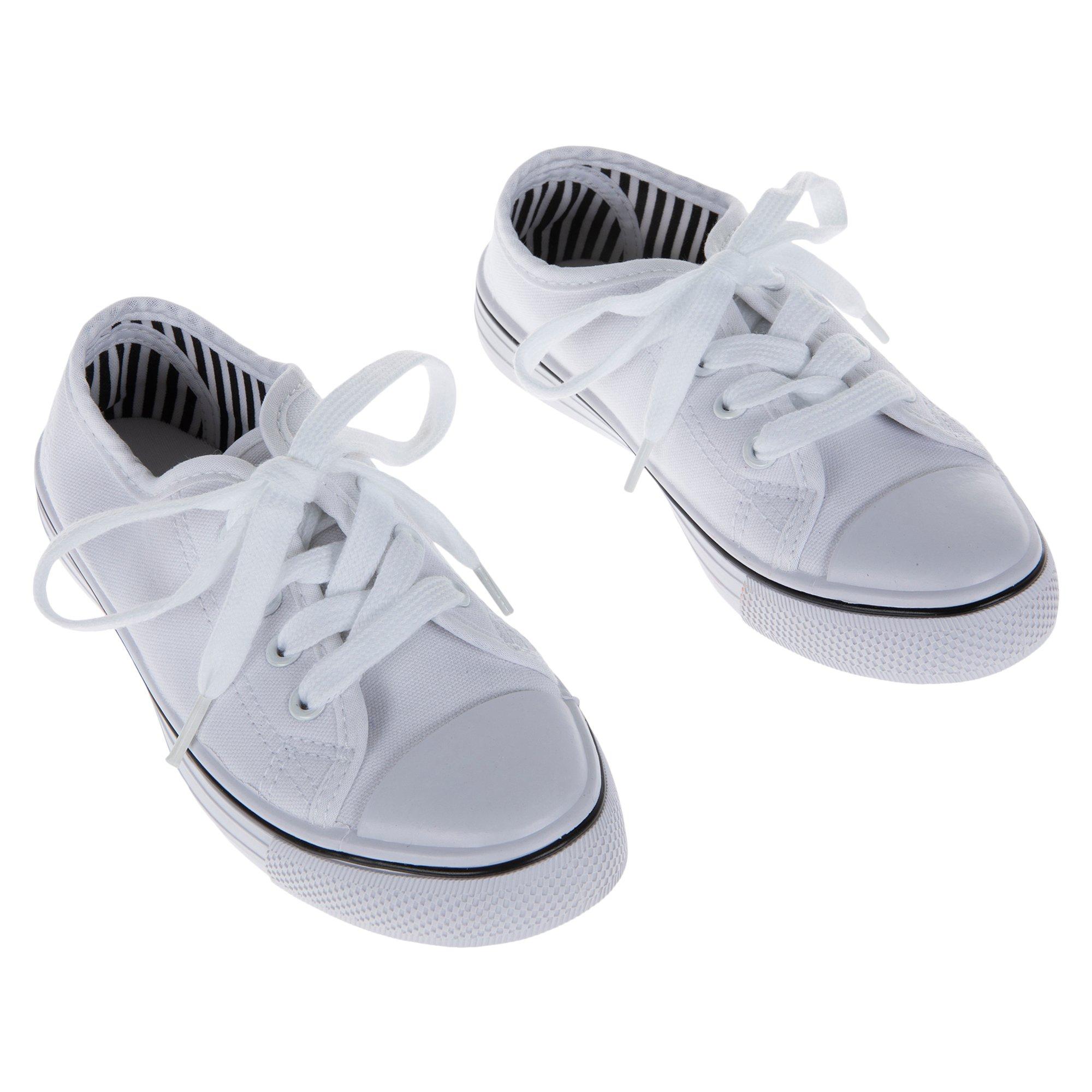 White canvas shoes outlet for school