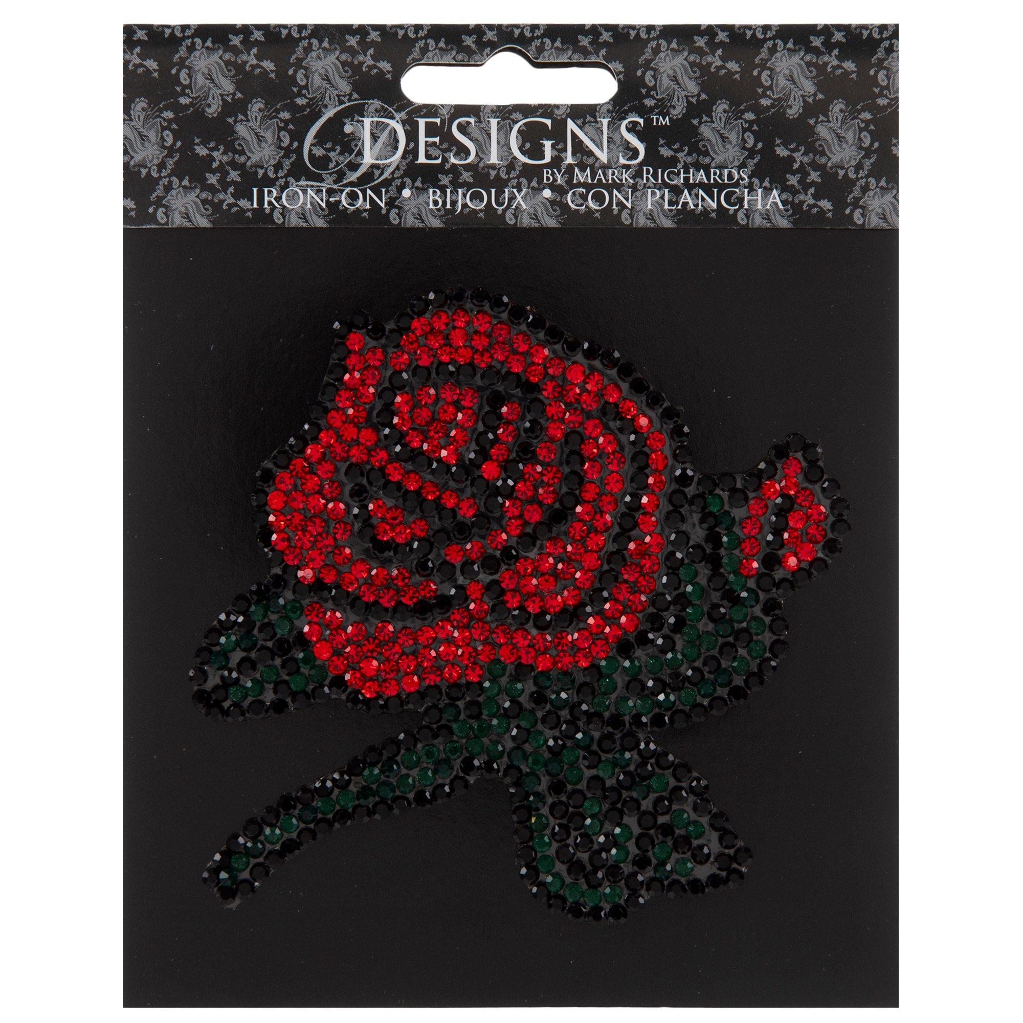Rhinestone Rose IronOn Applique Hobby Lobby 1710045