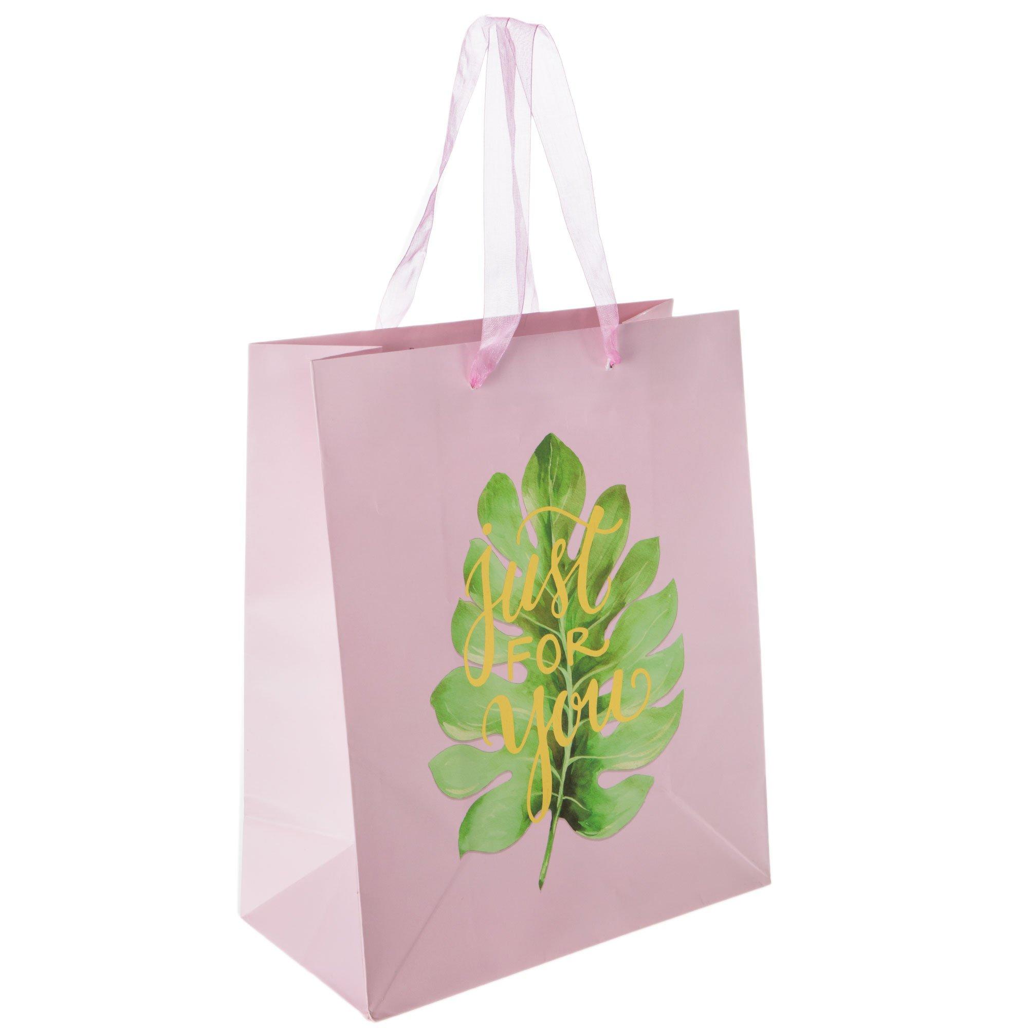 Palm Leaf Mini Favor Bag 3x2x4