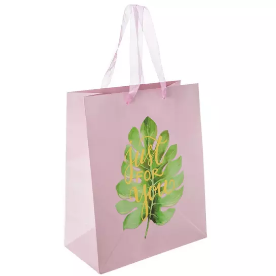 Just For You Palm Leaf Gift Bag | Hobby Lobby | 1710250