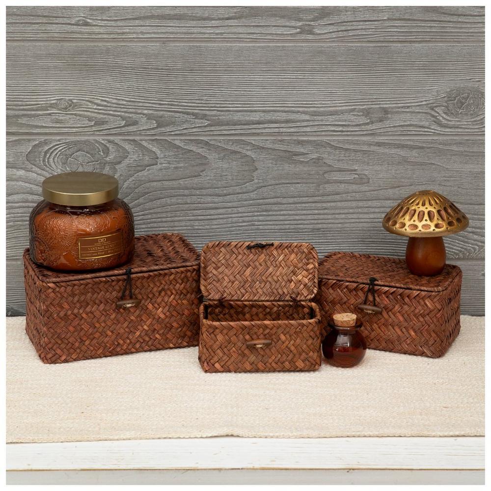 hobby lobby tobacco basket Dark Brown Rectangle Basket Set