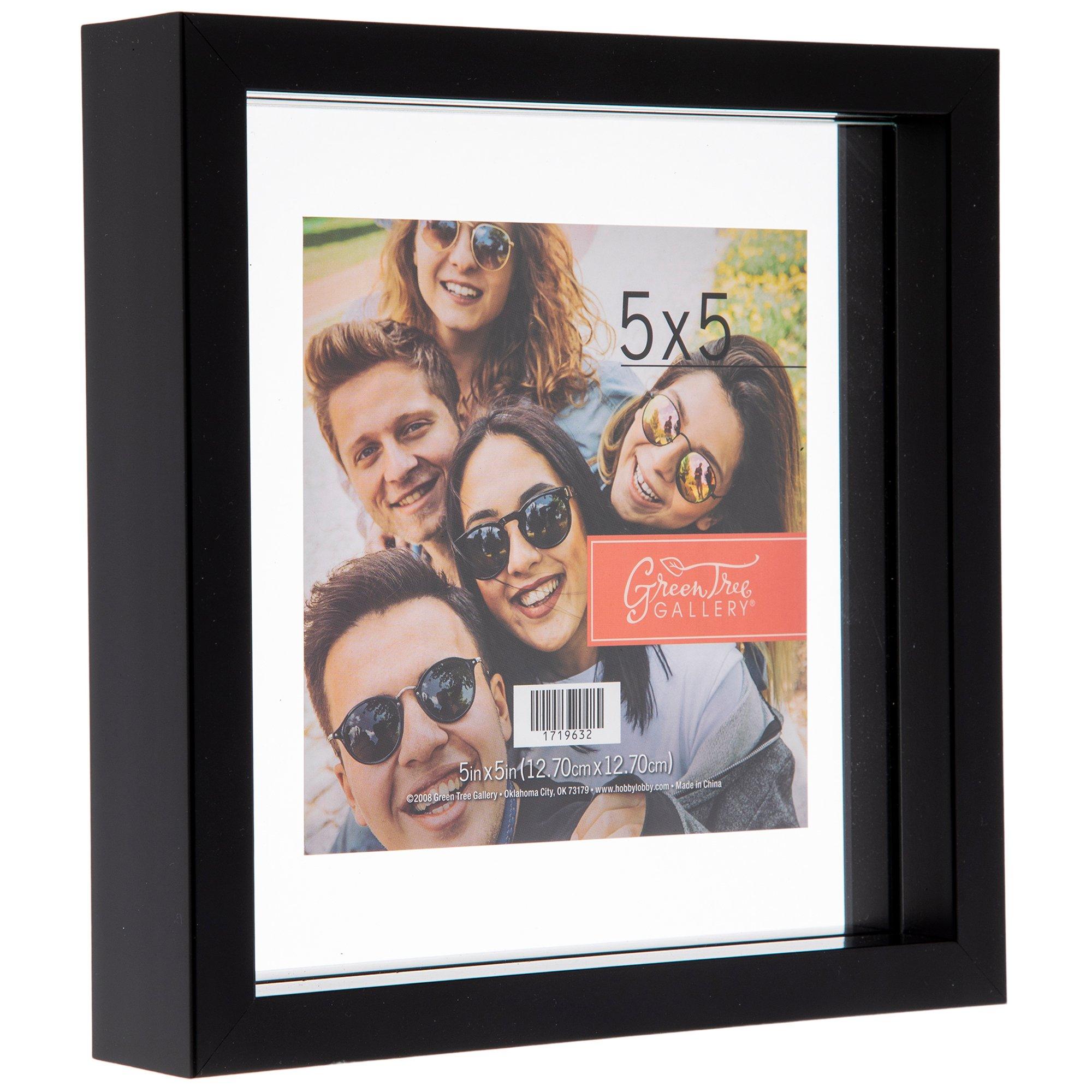 Pixy Canvas 8x10 Floater Frame for 15 Deep Canvas Paintings, Wood Panels Stretched Canvas Boards 4 Colors Available (Antique Sil