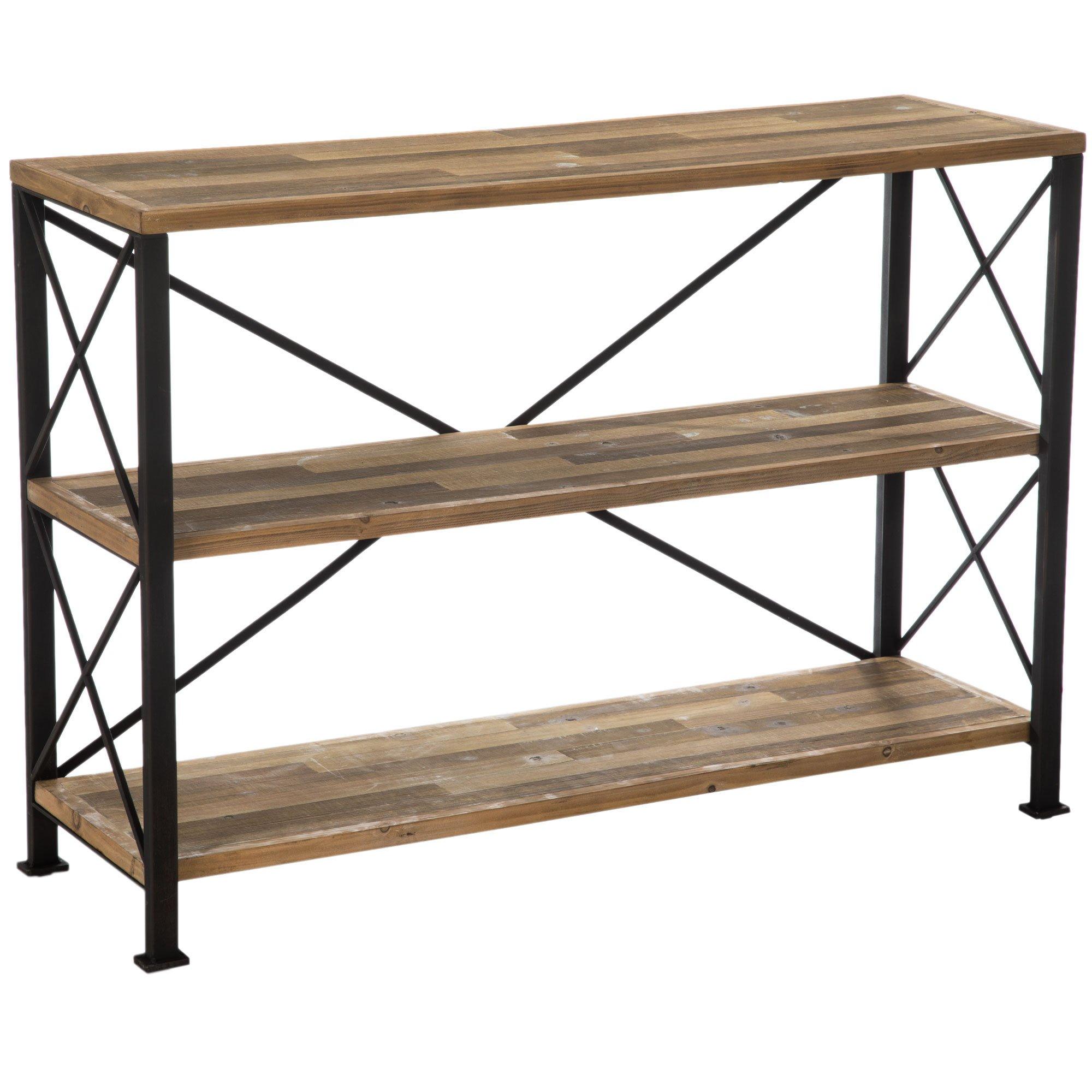 Industrial Three-Tiered Wood Shelf, Hobby Lobby