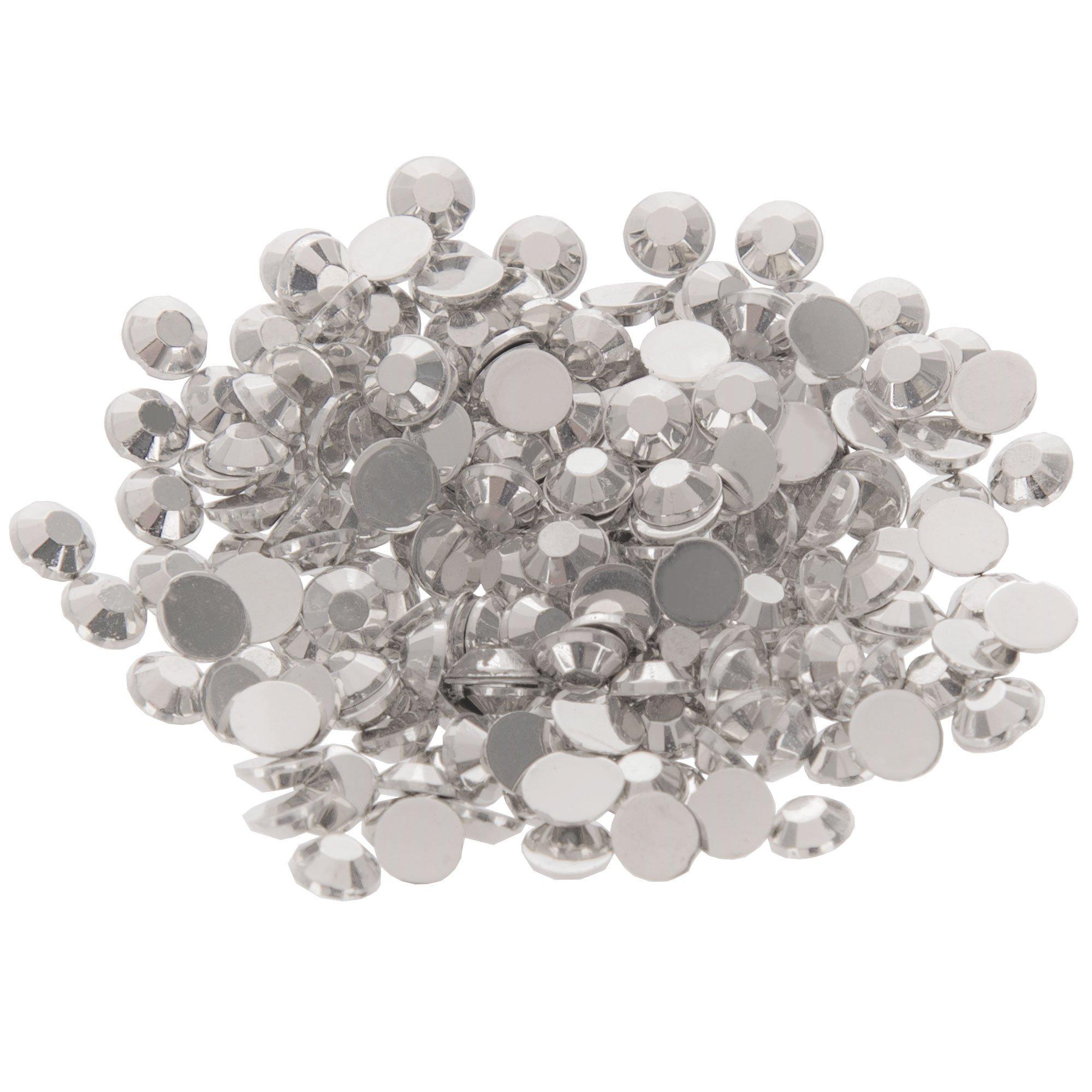 Silver Round Acrylic Rhinestones Hobby Lobby 1721638