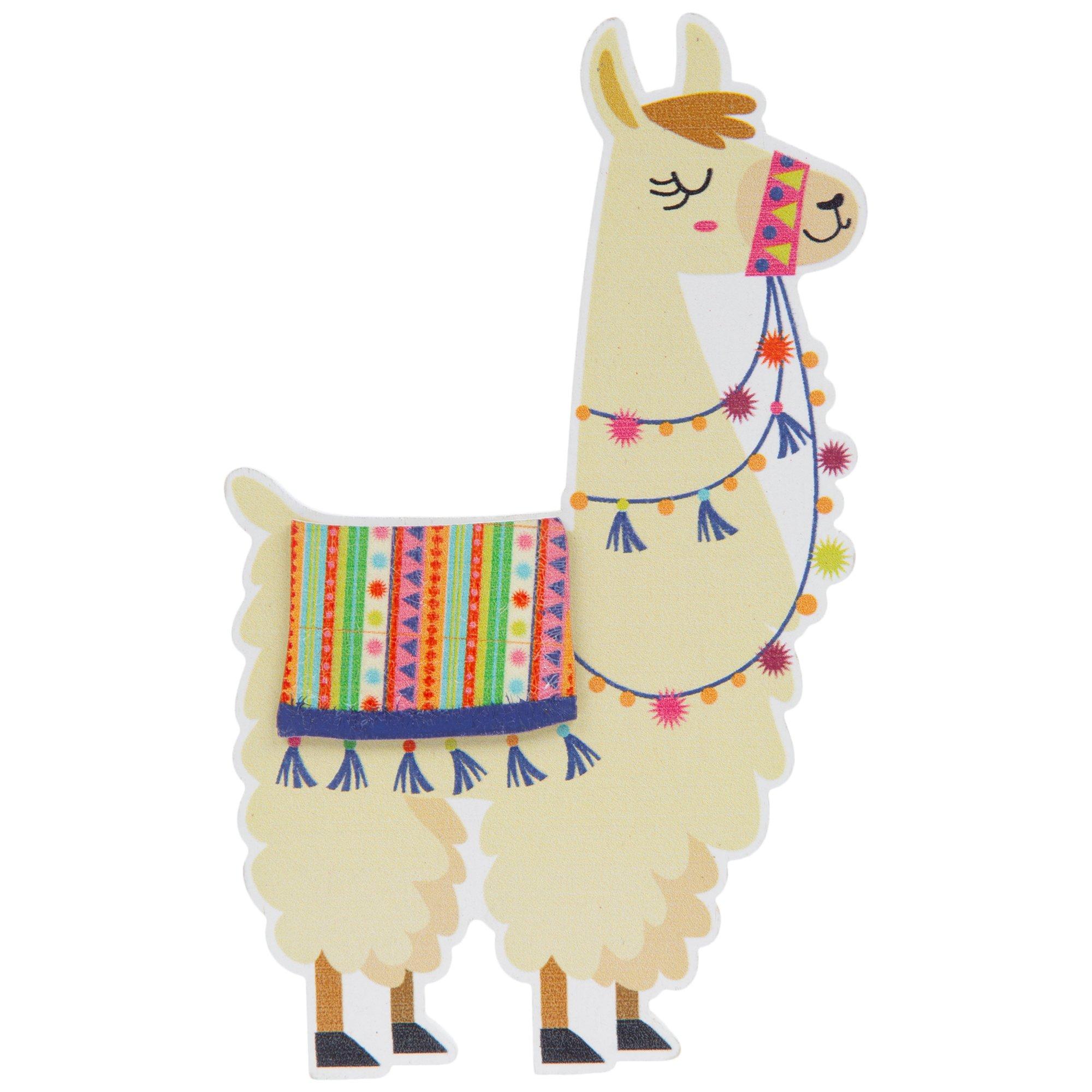 Llama Painted Wood Shape Hobby Lobby 1724392