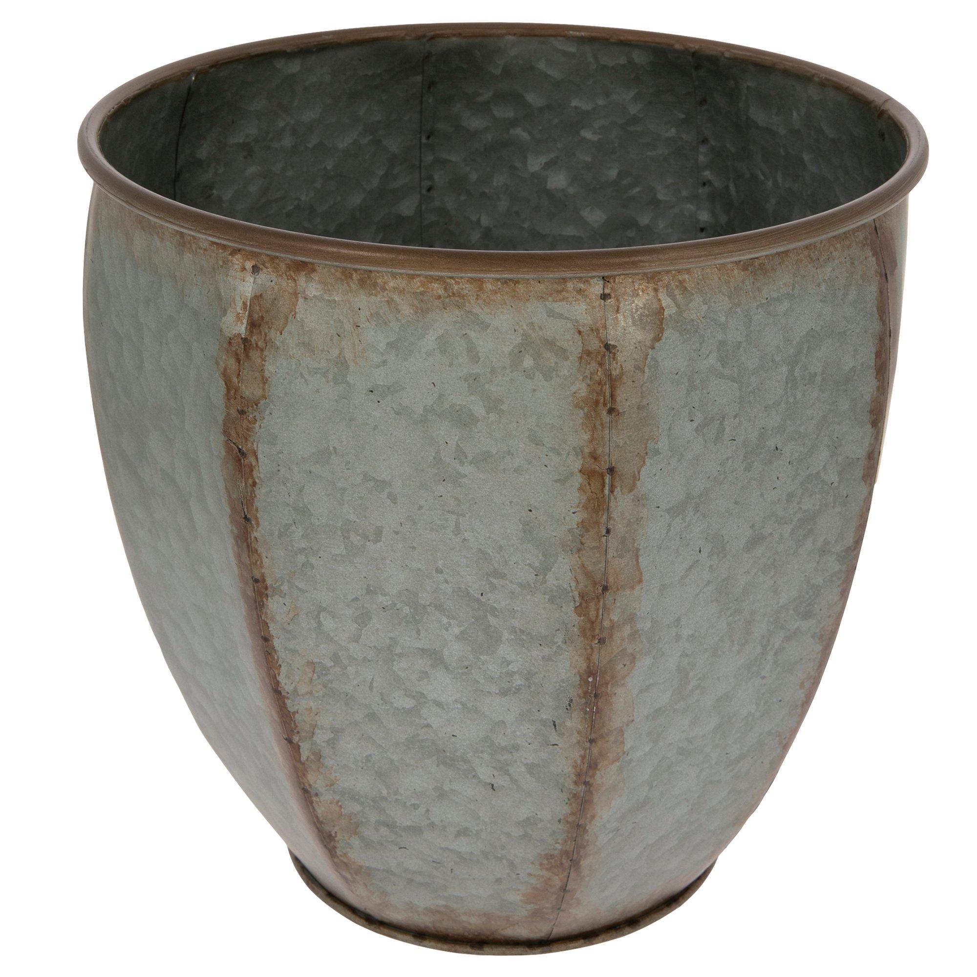 Rustic Galvanized Metal Pot Hobby Lobby 1725217