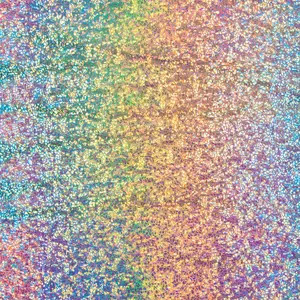 Tie-Dye Holographic Knit Fabric