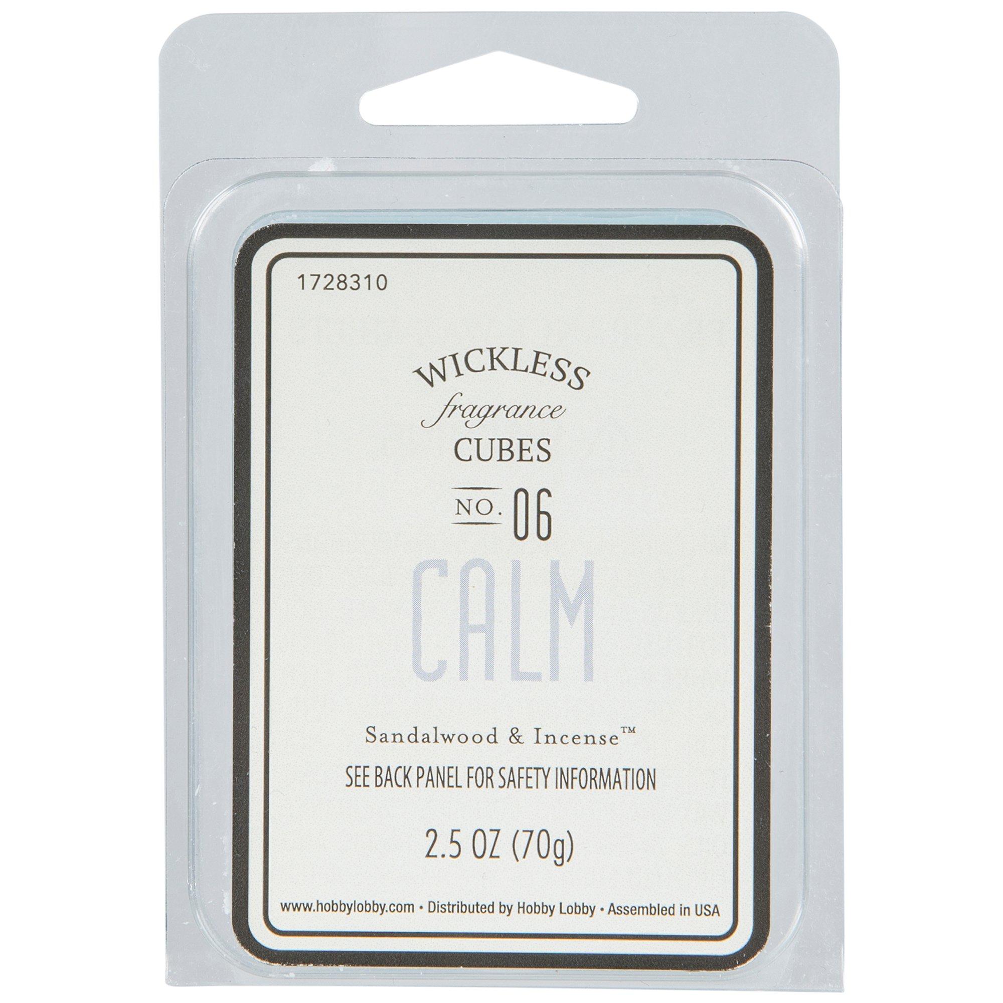 Calm Sandalwood & Incense Fragrance Cubes Hobby Lobby 1728310