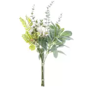 White Roses & Mixed Greenery Bouquet
