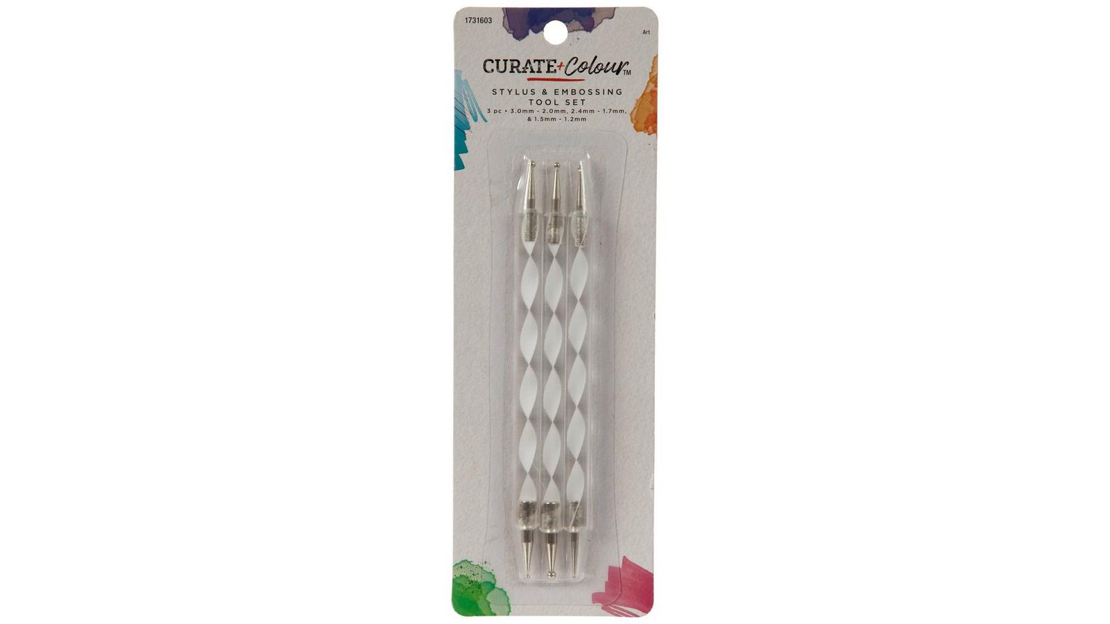 5Pcs Ball Embossing Stylus Pens - Stainless Steel Tracing Tools For Crafts & Art