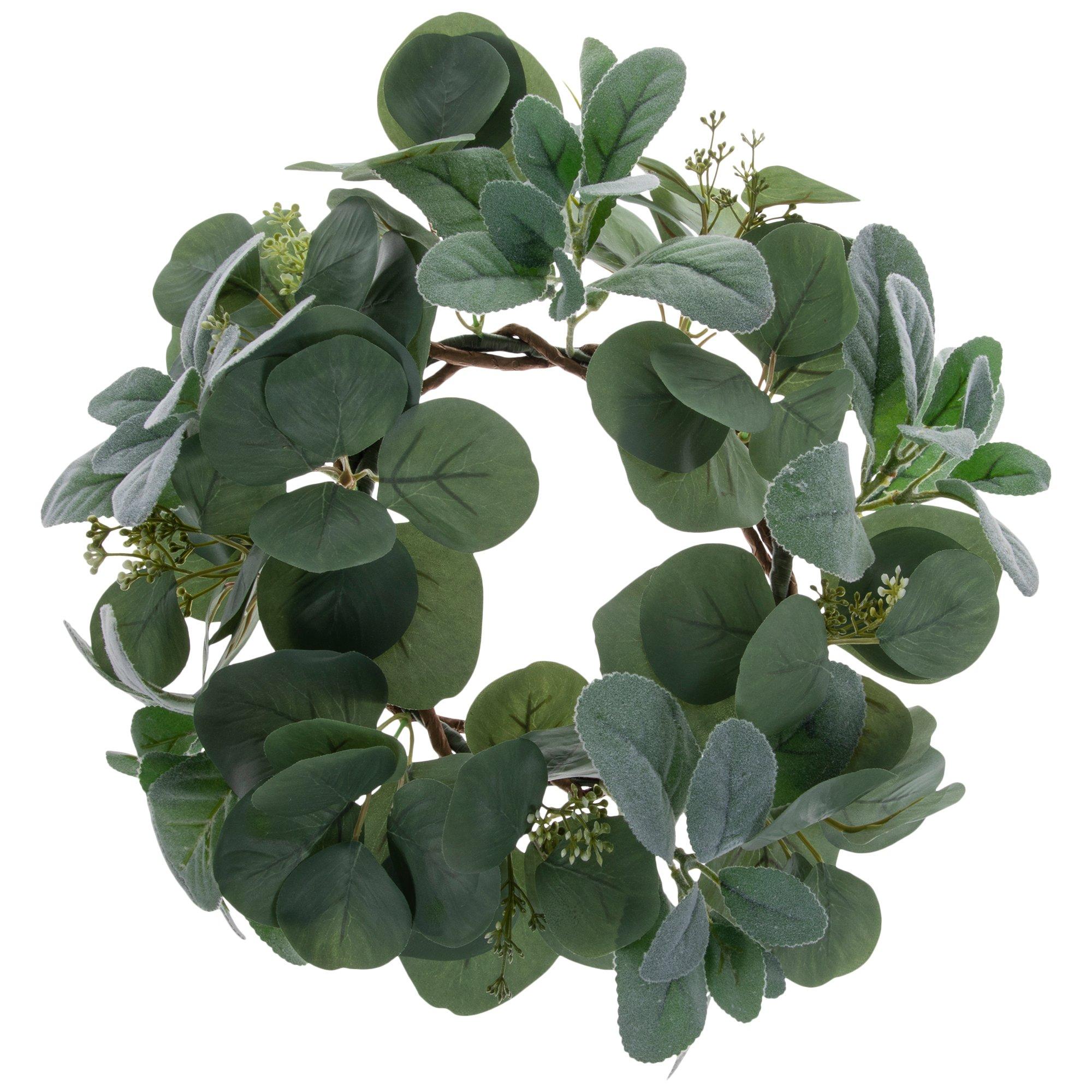 Eucalyptus & Lamb's Ear Wreath Hobby Lobby 1732536
