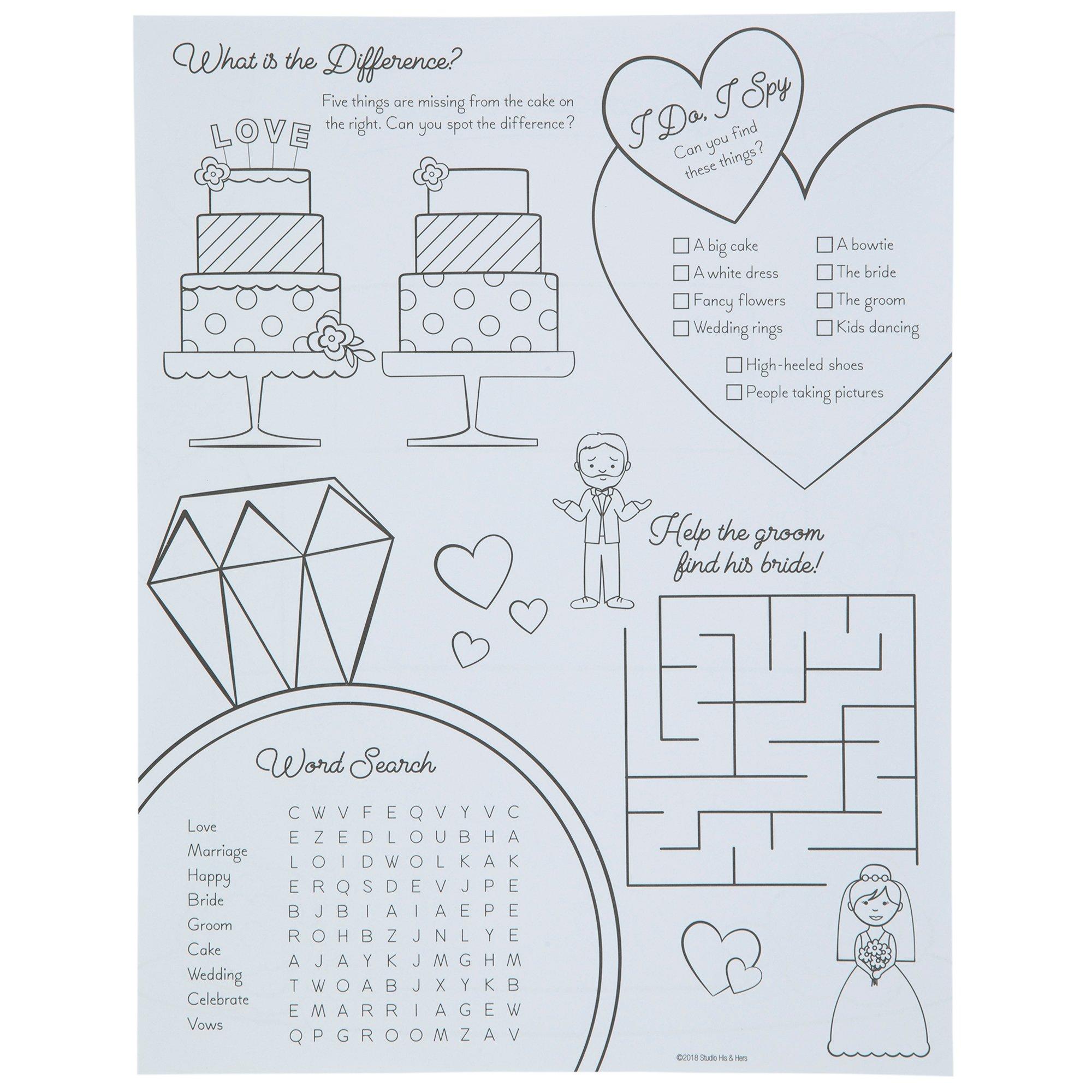 Big Day The wedding Coloring book for kids