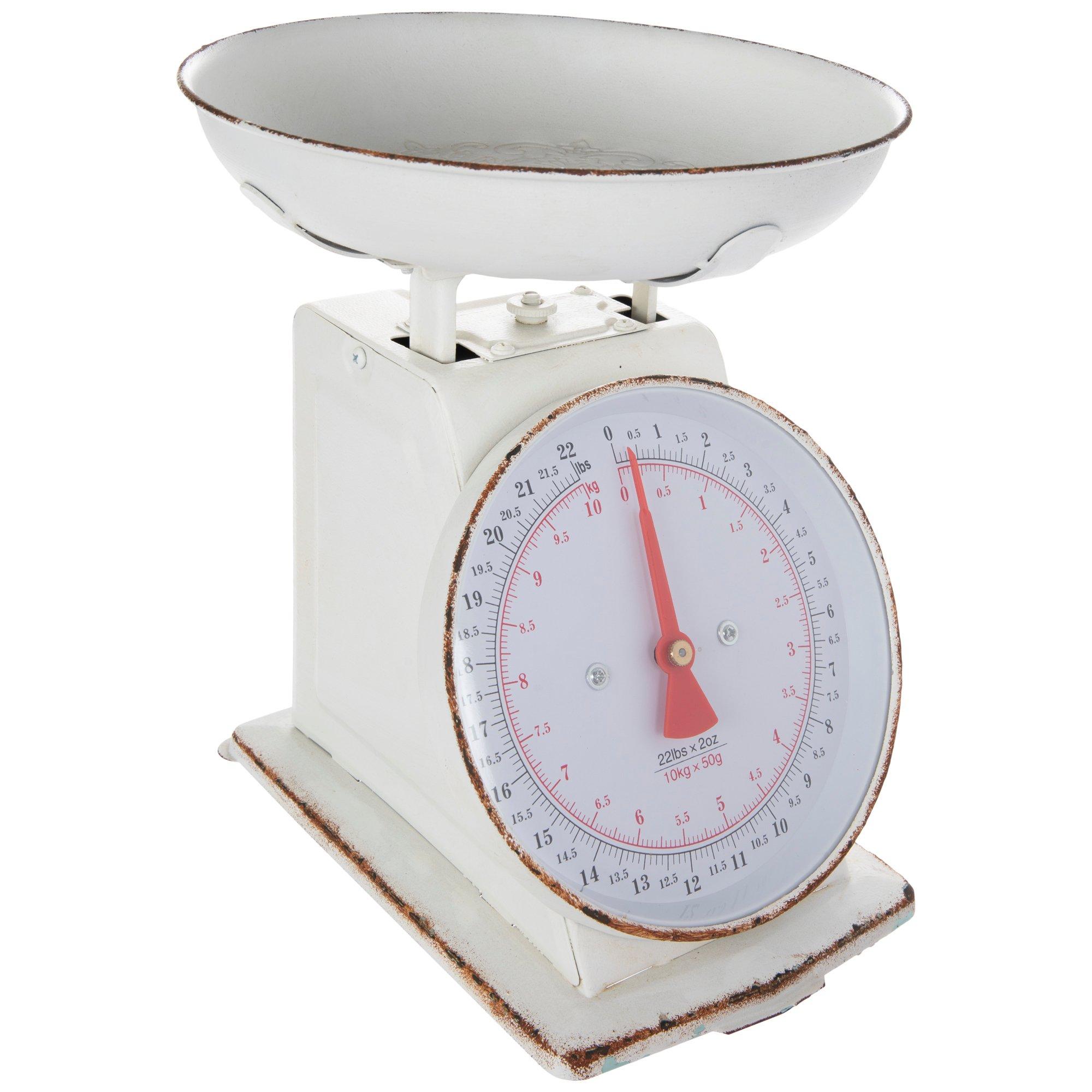 Antique White Metal Scale, Hobby Lobby