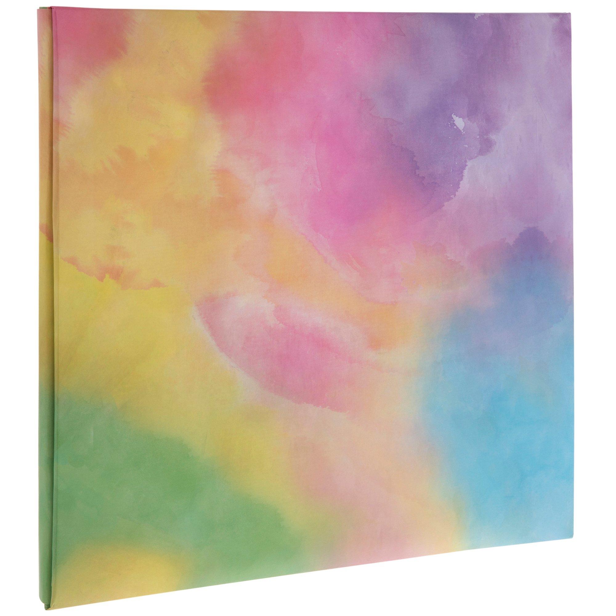 Bright Watercolor Post Bound Scrapbook Album 12" x 12" Hobby Lobby