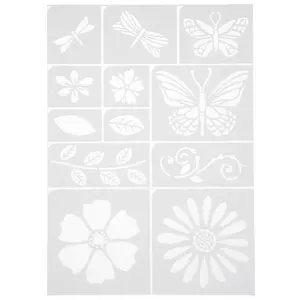 Butterfly Floral Adhesive Stencils