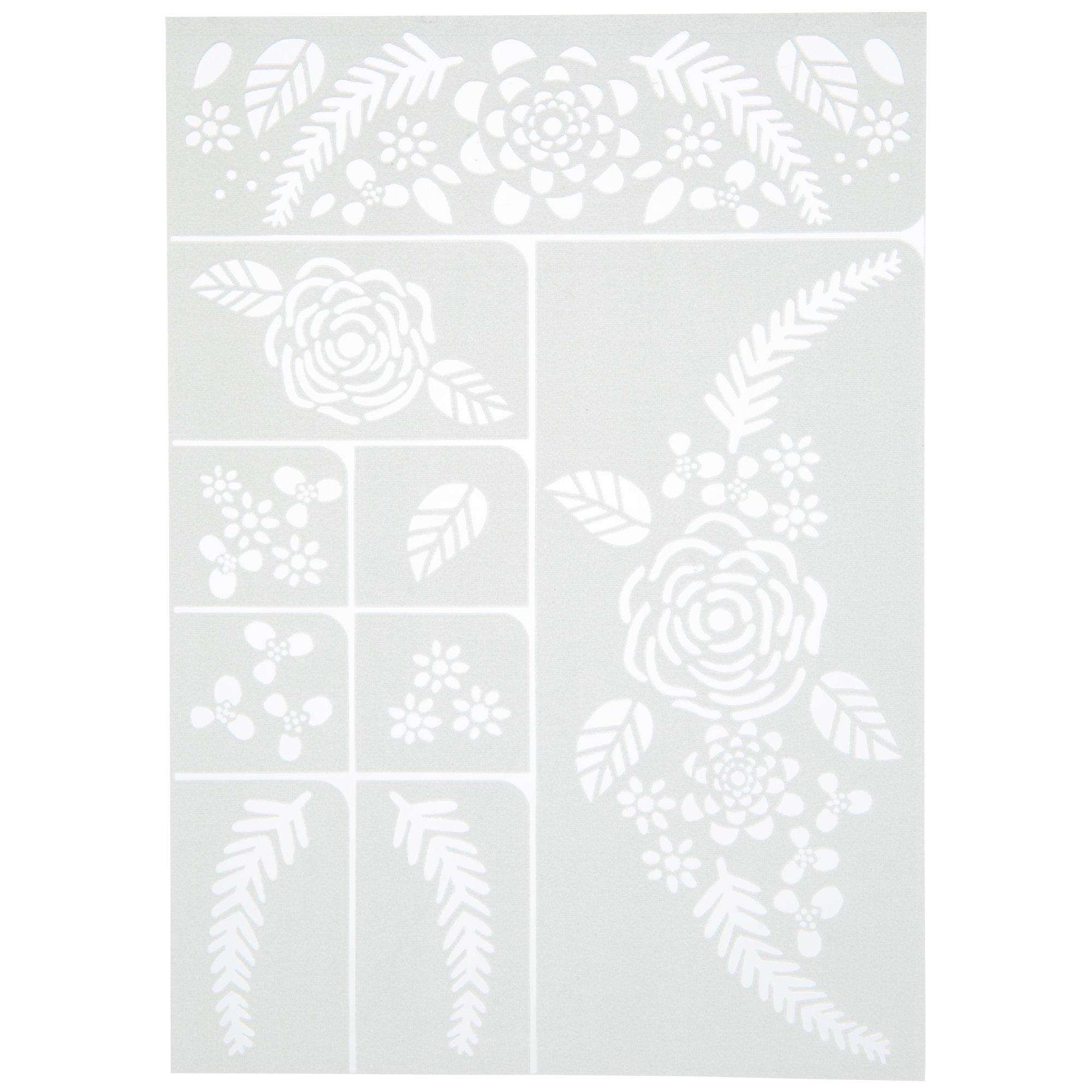 Country Love Floral Adhesive Stencils Hobby Lobby 1740380