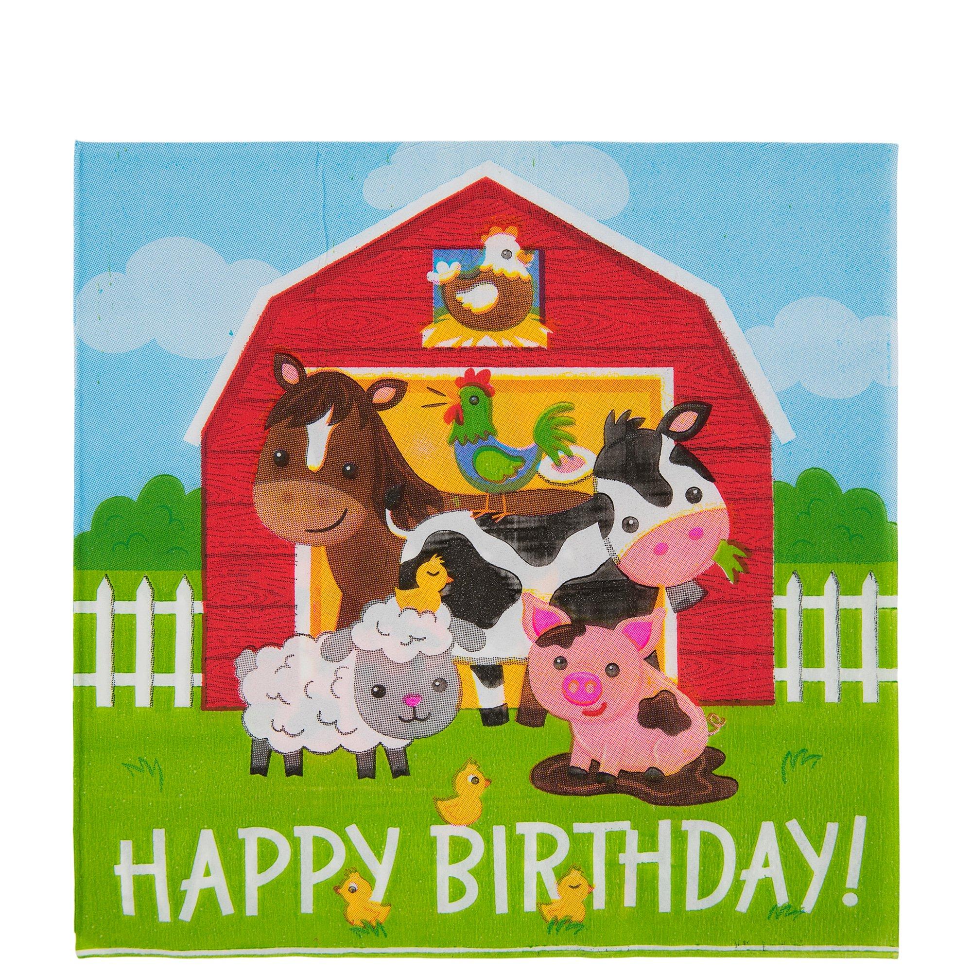 Barnyard Birthday Napkins Large Hobby Lobby 1740711