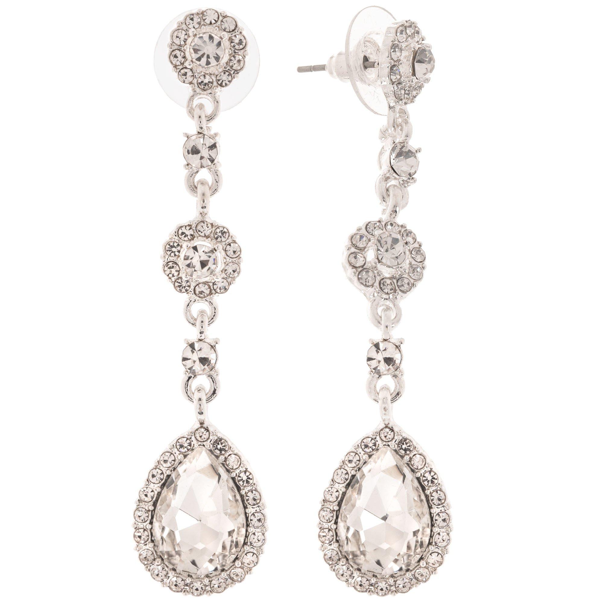 Drop Pendant Rhinestone Earrings | Hobby Lobby | 1742204