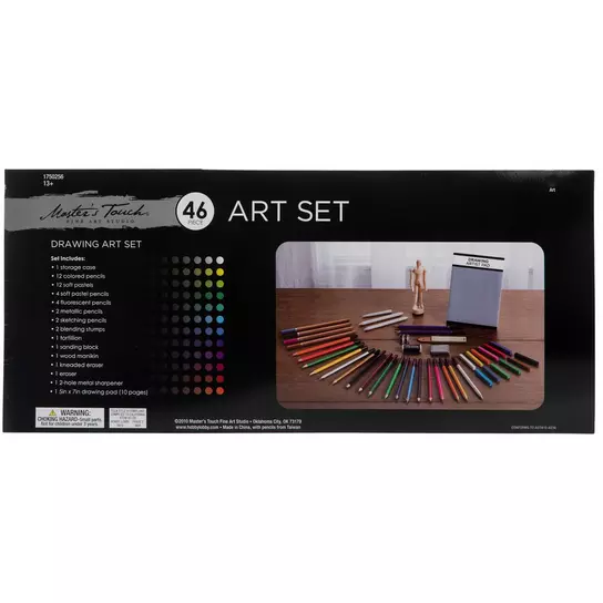  COOL BANK 126 Piece Art Set with 2 Drawing Pad, Art
