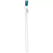 Knotted Glass Pearl Lanyard - 38"