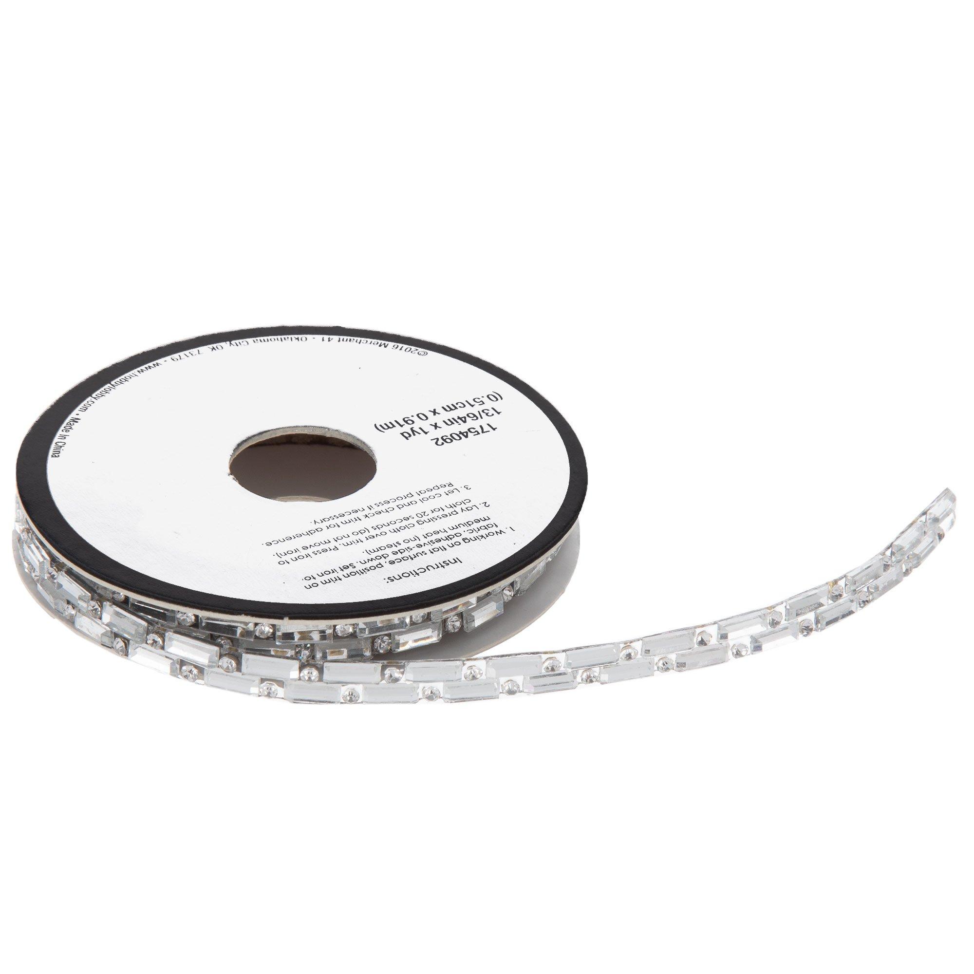 Rhinestone Iron-On Trim - 13/64" | Hobby Lobby | 1754092