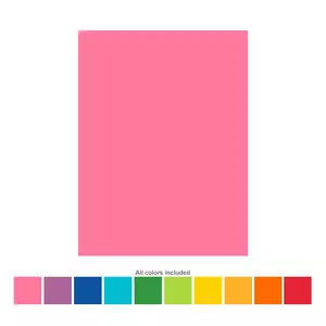 Color printing paper pink thickened 120g blue paper red printing a4 paper  white lemon yellow children's