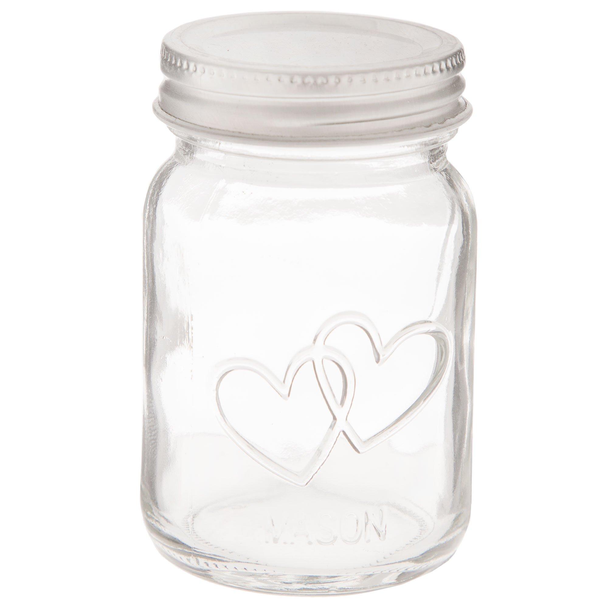 Double Heart Glass Mason Jars Hobby Lobby 1755412