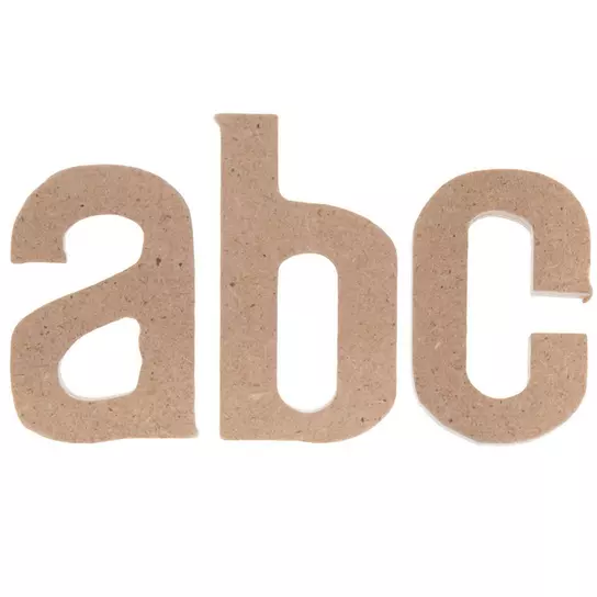 High-Quality lowercase wooden letters for Decoration and More 