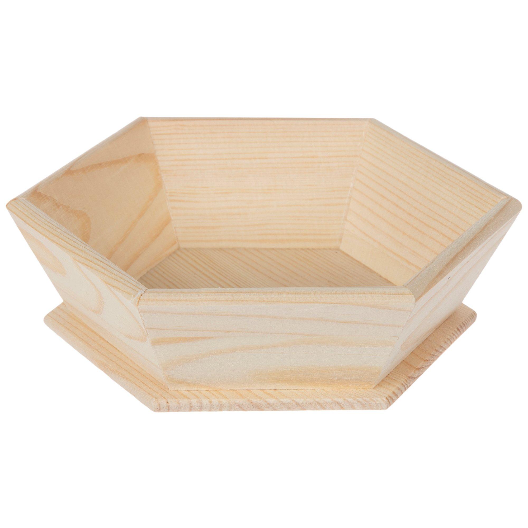 Hexagon Wood Tray Hobby Lobby 1756287