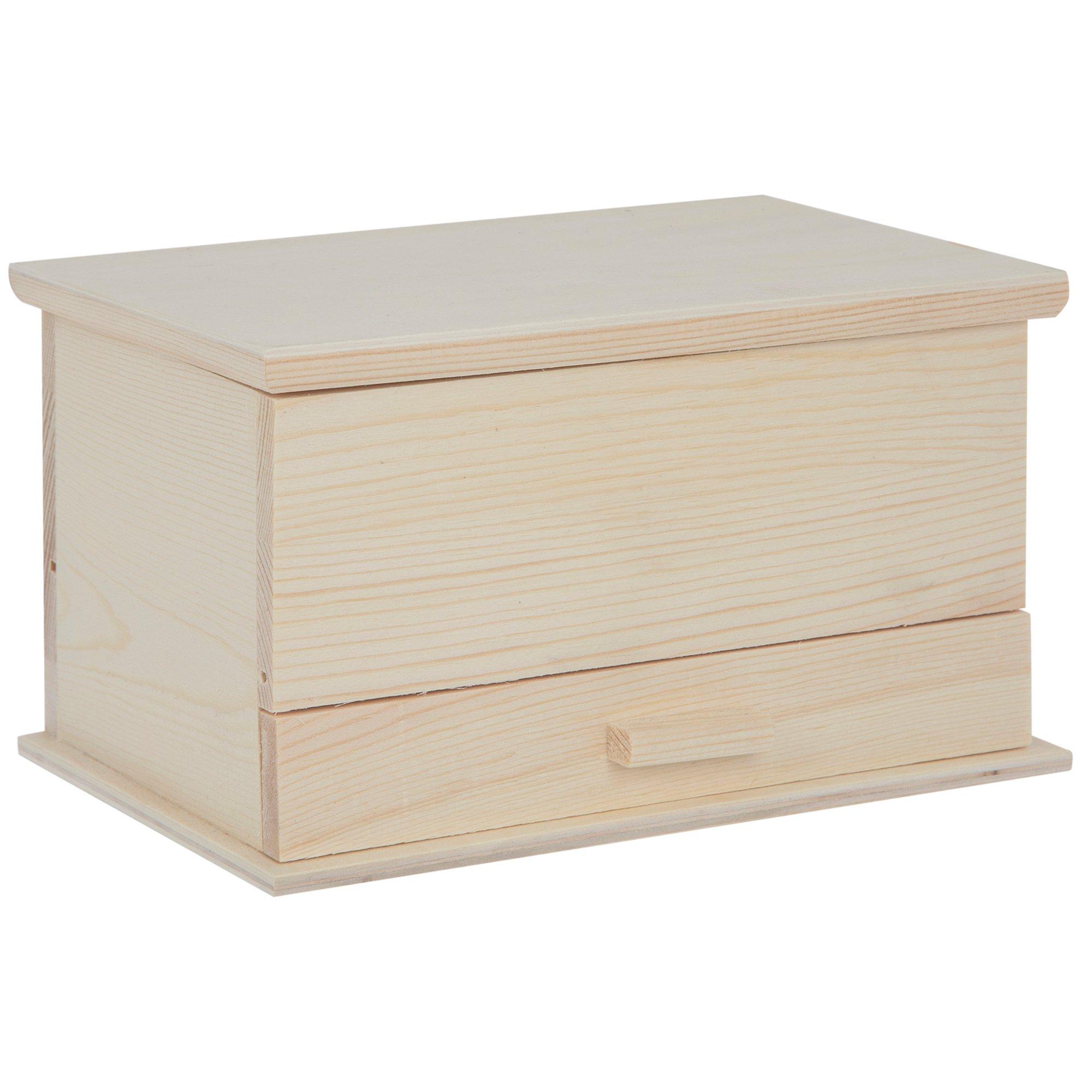 Wood Box With Handle Set, Hobby Lobby