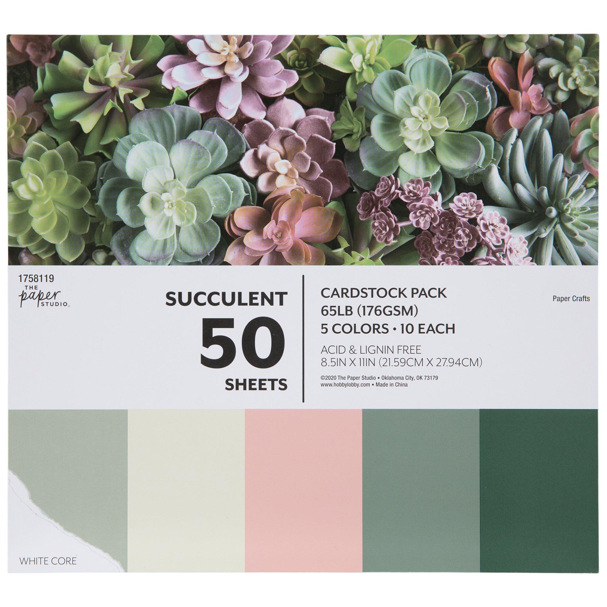 Succulent Cardstock by PrintWorks