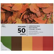 Foliage Cardstock Paper Pack