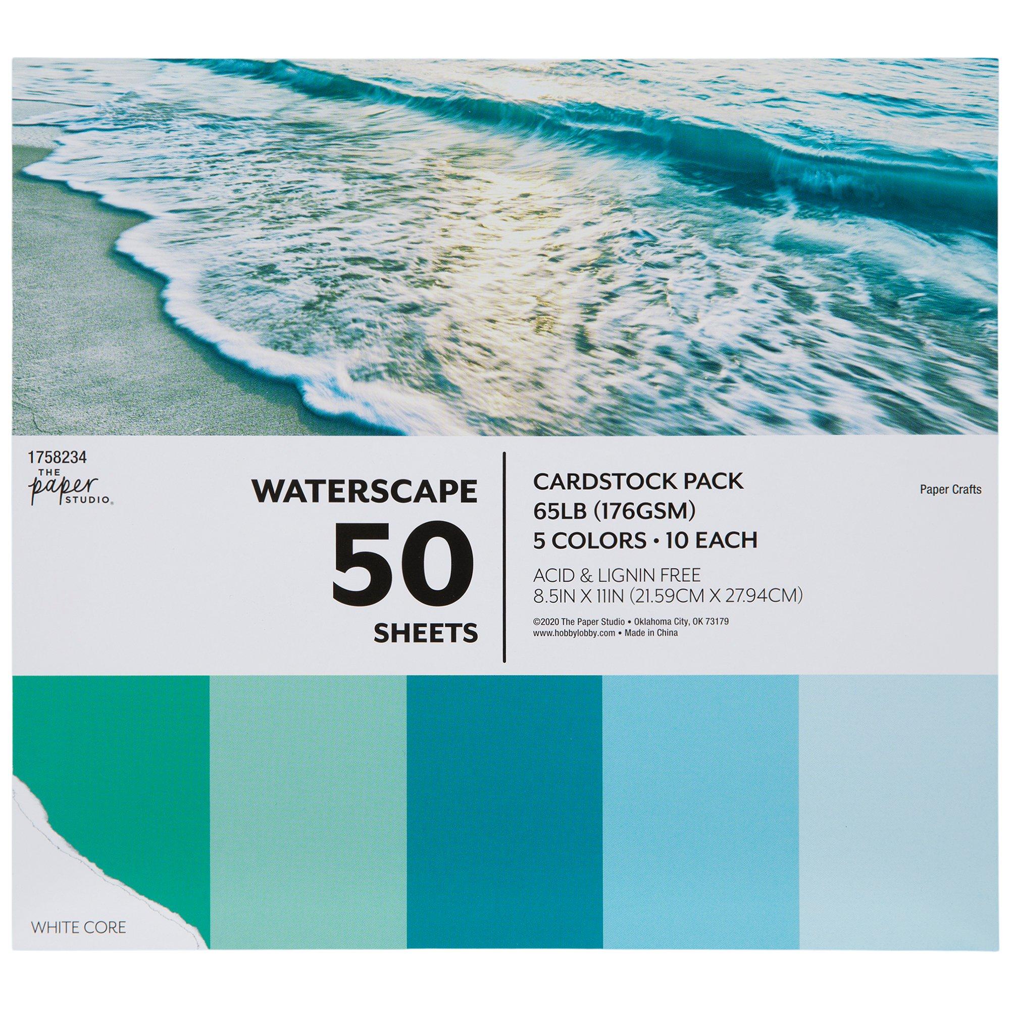 Waterscape Cardstock Paper Pack