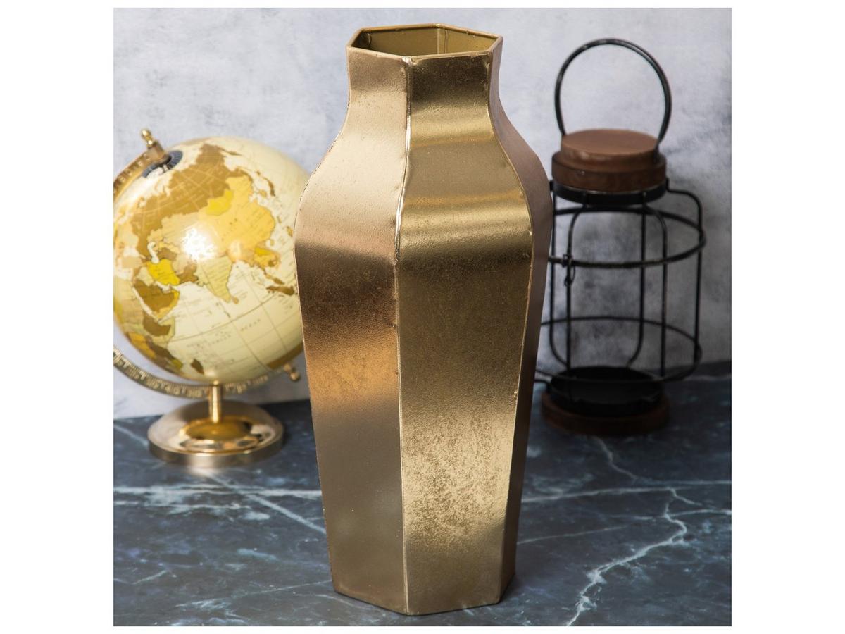 Gold Metal Vase