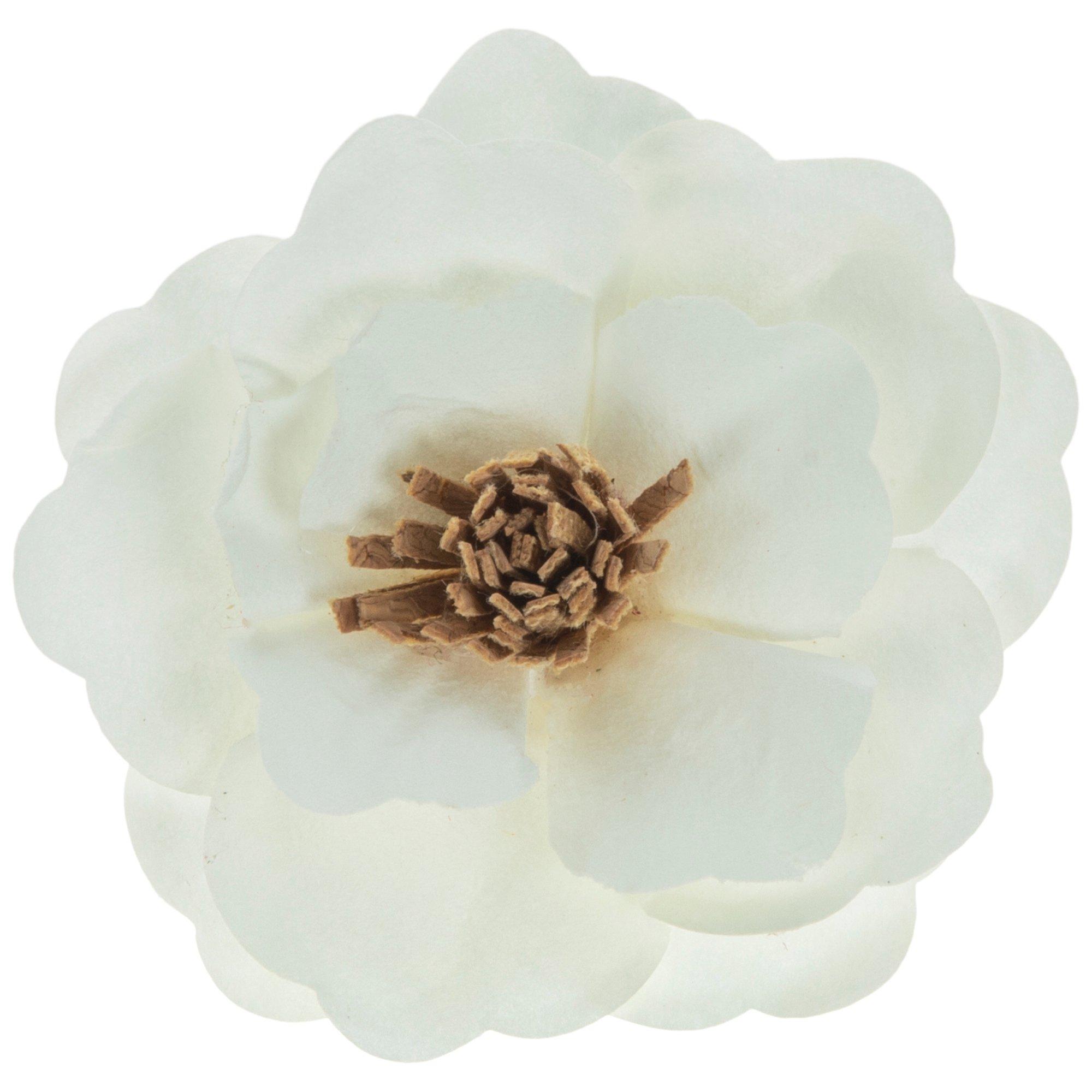 White Parchment Flower Squares, Hobby Lobby