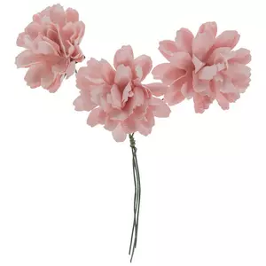 Pink Paper Flowers With Stems