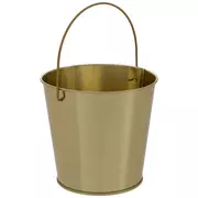 Gold Metal Bucket