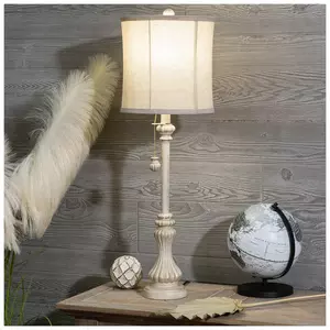 Champagne Vintage Finial Buffet Table Lamp