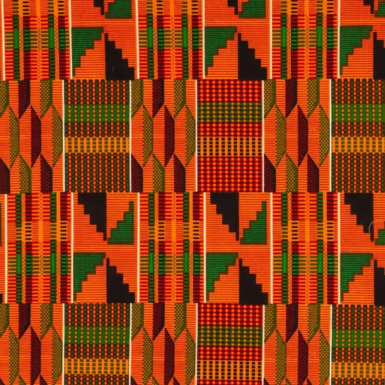 Kente cloth patterns to color