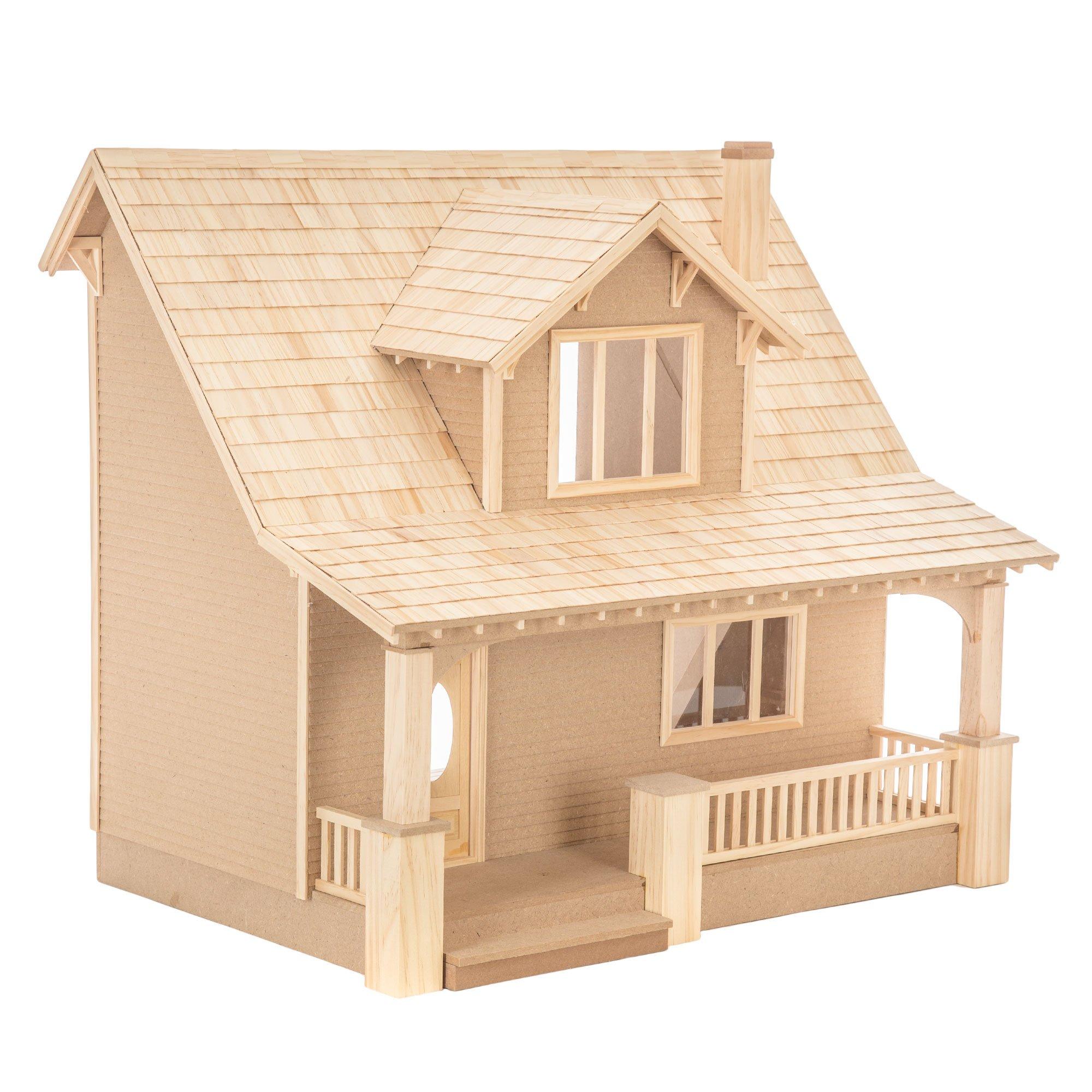 Wooden dollhouse shop hobby lobby