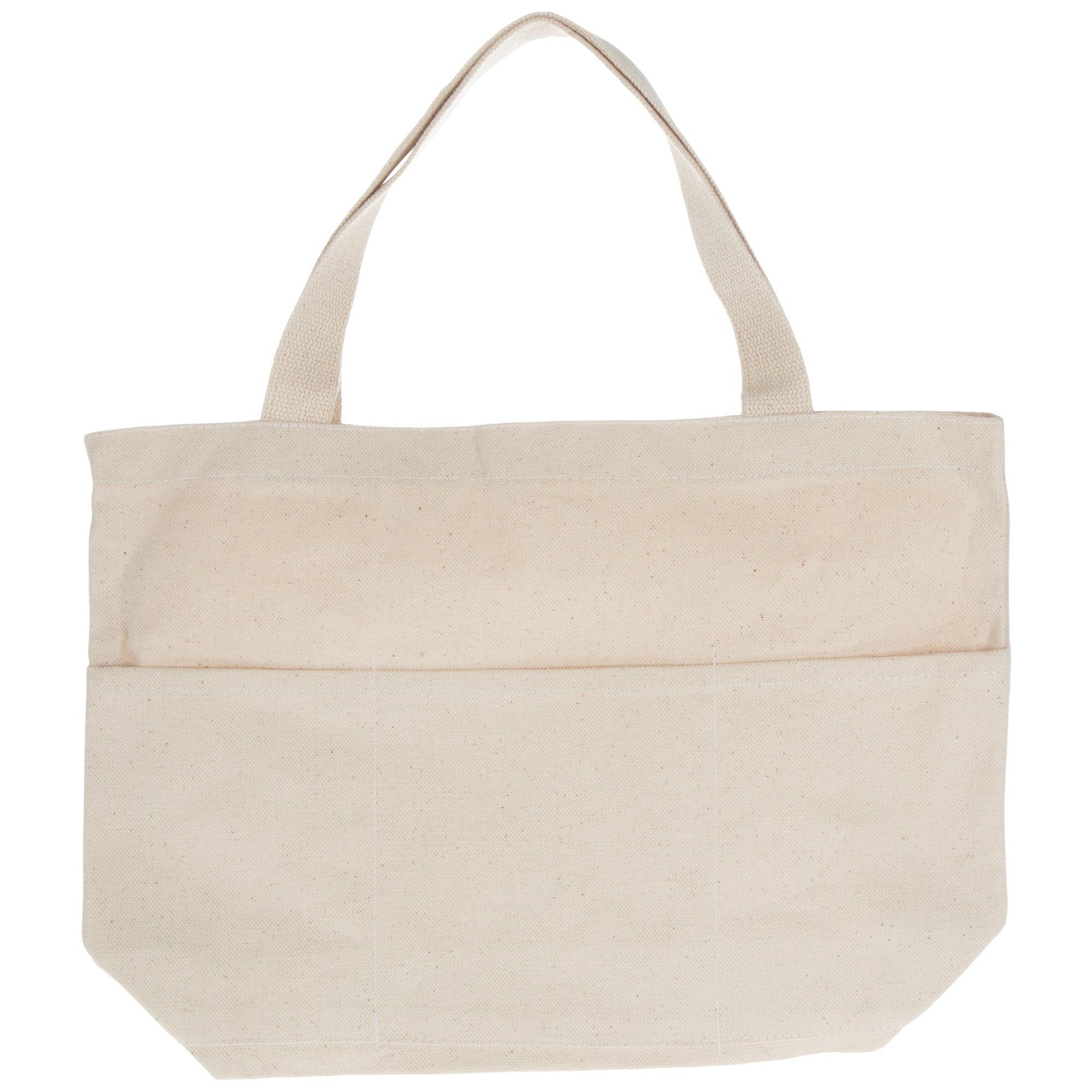 Tote Bag With Pockets