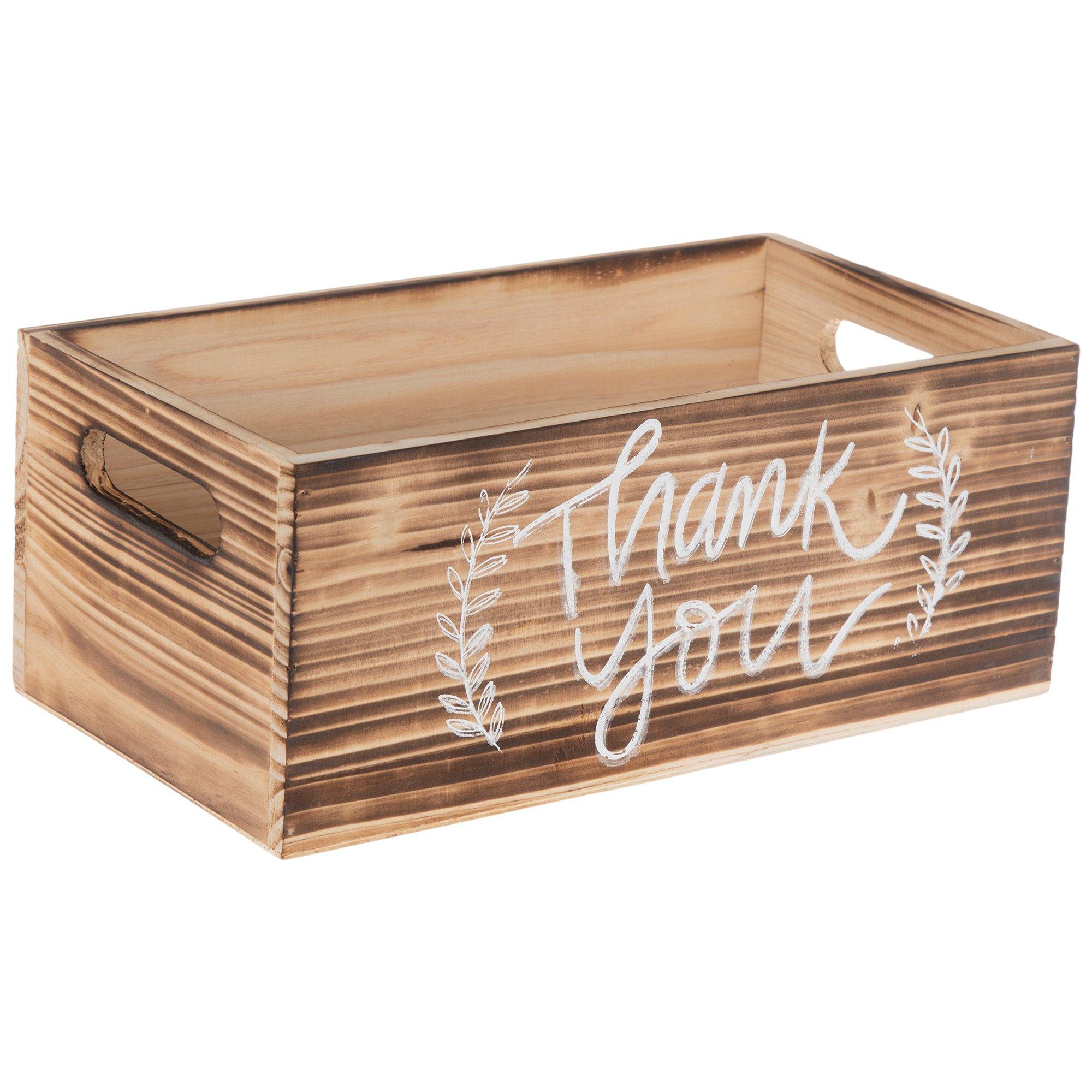 Brown Wood Wedding Card Box, Hobby Lobby