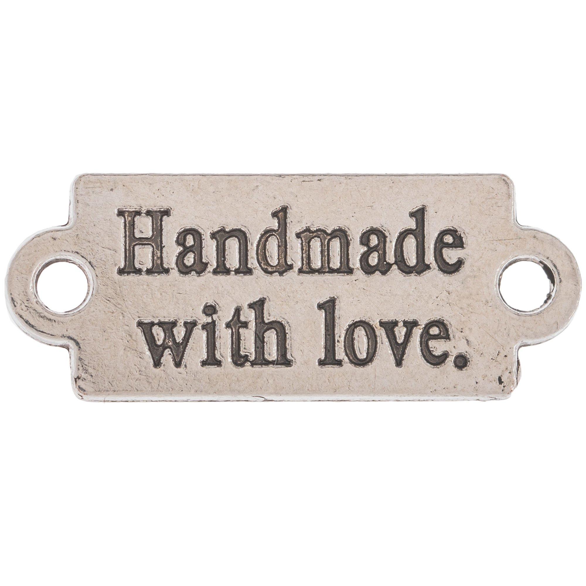 Nickel Handmade With Love Labels, Hobby Lobby