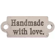 Nickel Handmade With Love Labels