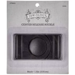 Black Center Release Buckle