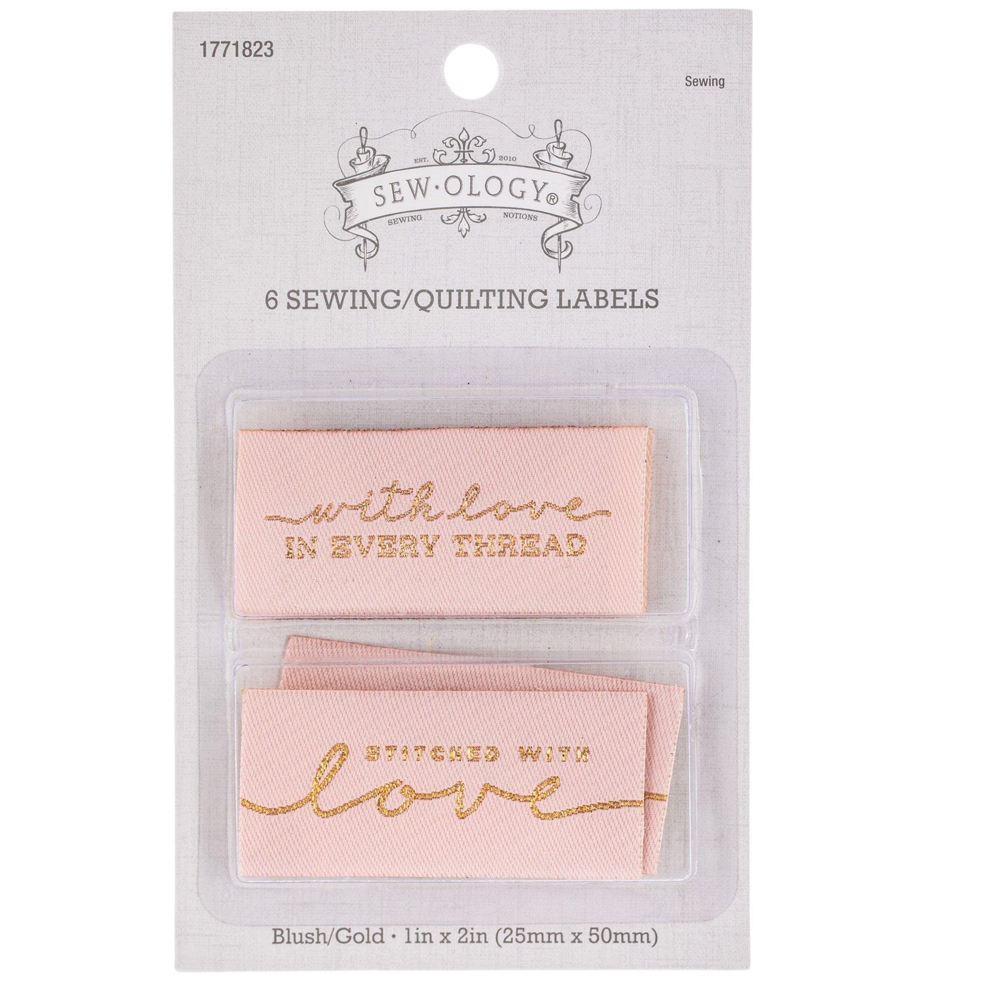 Blush & Gold IronOn Labels Hobby Lobby 1771823