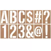 Multi-Size Letter & Number Stencils