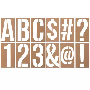 Multi-Size Letter & Number Stencils