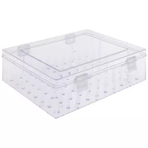 Abbraccia 42 Slots Sewing Thread Holders for Spools of Thread, Empty Thread  Storage Box, Made of Materials, Home Storage is Easier - 9.33x5.4x2.6 inch
